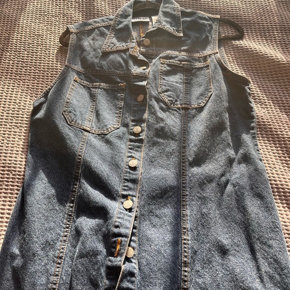 Vintage Bill Blass Denim Dress - Picture 1 of 7